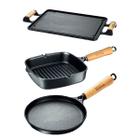 Frigideira Cook Grill Tapioca E Chapa De Ferro 25x30 Panela - Panela Mineira