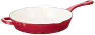 Frigideira Crock-Pot Artisan de ferro fundido esmaltado 30 cm vermelho escarlate