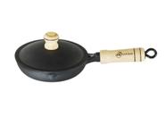 Frigideira Ferro Fundido Tampa Ferro Egg Pan Santana 14 Cm