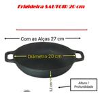 Frigideira Ferro Fundido Top 20 Cm (Envio Imediato ) Sautoir Produto Testado Premium !