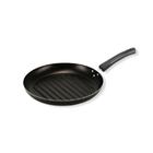 Frigideira Grill 27cm Preta Esplendida Alumi-Aço Linha Premium J4TECH Alumínio Antiaderente Teflon Ultra Resistente