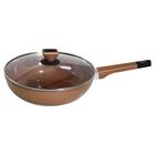 Frigideira Panela Wok Antiaderente Maxchef 28X8Cm Bronze - Ship It