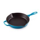 Frigideira Skillet Redonda Funda Signature 26 cm Azul Marseille Le Creuset