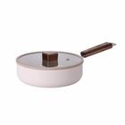 Frigideira Wok 20cm/1,5L - Alumínio Forjado com Revestimento Cerâmico - BIEN - Neoflam - Cor Bege