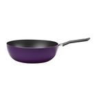 Frigideira Wok Antiaderente 24 cm 2,3L Fun Roxo Brinox - 7232/360