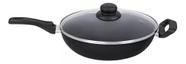 Frigideira Wok Com Tampa - Preto Cozillar