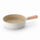 Frigideria Baby Wok Neoflam Fika, Aluminio Injetado com Revestimento Ceramico, Indução, Cor Pérola - 18cm/1,0L