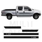 Friso Lateral Borrachão Ford F-250 1999 A 2011 Com Nome