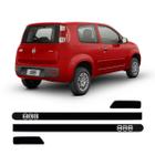 Friso Lateral Fiat Novo Uno 2010/2020 2 Potes Com Nome 572A - Top Mix