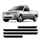 Friso Lateral Ford Courier 1997 A 2013 2 Portas 6265A - Top Mix