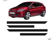 Friso lateral portas Focus 2010 preto