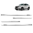 Friso Lateral Slim Inferior Hrv 2015 2016 2017 2018 2019 2020 2021 2022 2023 Kit Cromado Personalizado 4 Portas