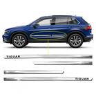 Friso Lateral Slim Tiguan 2009 a 2023 Kit Cromado Personalizado 4 Portas - SHEKPARTS