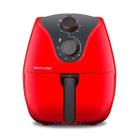 Fritadeira Air Fryer 4Lt Vermelha 1500W Multilaser 220V