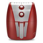Fritadeira Air Fryer Britânia Vermelha 5 Litros inox 1500W Frita Sem Óleo 127V/110V