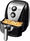 Fritadeira Air Fryer Mondial AF-55I 5,5 Litros Sem Óleo 1900W  Inox/Preta - 220V