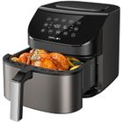 Fritadeira Air Fryer RAMJOY 6.8L 10 em 1 Funções em Aço Inoxidável