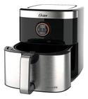 Fritadeira Air Fryer Sem Óleo Ofrt660 Preta/inox Oster 4,8l Cor Preto 110v