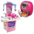 Fritadeira AirFryer Brinquedo Infantil Luz Som + Big Cozinha
