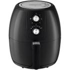 Fritadeira AirFryer Elétrica Sem Óleo Panela 3,6 Litros 1400W Timer Preto Agratto Supremma Fes