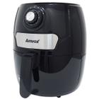 Fritadeira AirFryer Sem Óleo 4,5 Litros 110V Panela Elétrica 1400W Timer Preta Amvox Arf 1245 127V