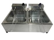 Fritadeira elétrica 14 litros industrial de inox - Px inox