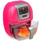 Fritadeira Elétrica Air Fryer Brinquedo Com Som E Luz Rosa Mania De Casa Dm Toys