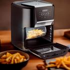 Fritadeira Elétrica Air Fryer RA 015 Oven 12 Litros 1700W Preto HQ