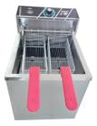 Fritadeira Elétrica De Mesa Água E Óleo 26l 5000w Inox