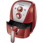 Fritadeira Elétrica Mondial Air Fryer Family Inox Vermelho 1500W 4L