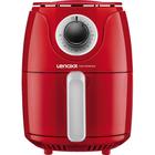 Fritadeira Elétrica sem Óleo Airfryer Antiaderente Easy Black ou Red 2,4l Lenoxx 110v