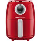 Fritadeira Elétrica sem Óleo Airfryer Antiaderente Easy Black ou Red 2,4l Lenoxx 220v