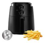 Fritadeira Sem Óleo Air Fryer Midea Dualcyclone 3.5L 1500W Black