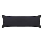 Fronha 40X130 Body Pillow Toque Acetinado Preto Altenburg