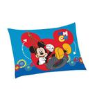 Fronha Avulsa Estampada Mickey 50x70cm Azul Lepper