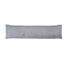 Fronha Avulsa para Travesseiro de Corpo 40x130cm Plush Microfibra Fleece Cinza Arrumadinho Enxovais