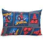 Fronha Homem Aranha Infantil Avulsa Meninos Malha 100% Algodão 48cm x 68cm Spider Bloco Portallar