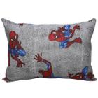 Fronha Infantil Homem Aranha 50X70cm Avulsa Mescla Cinza - Portallar