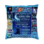 Fronha Kawaii Disney Stitch - Impressão Dupla Face para Quarto Infantil