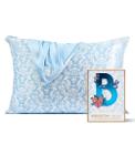 Fronha Kitsch x Bridgerton Satin Toile De Blue Standard