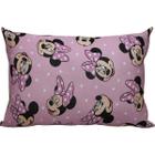 Fronha Portallar Malha Disney Estampada Big Minnie 48cmx68cm Rosa