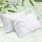 Fronhas Bedsure King Size Rayon Bamboo White (2)