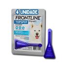 Frontline Topspot Cães 10 A 20kg Pulgas E Carrapatos 4unid - MedCão Rio Preto