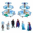 Frozen Elza Diana Olaf Kit 2 Baleiros 6 Displays De Mesa - Artedecormdf