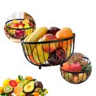 Fruteira de Mesa, Copa e Cozinha - Metal Aramado Preto