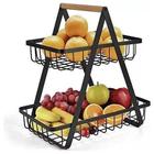 Fruteira De Mesa Organizador De Frutas Cesto Metal Aramado - Shop Mais