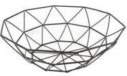 Fruteira de Metal 26cm Geométrico Oval Cozinha Basica - Filo Modas