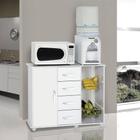 Fruteira Multiuso 1 Porta 4 Gavetas Camila Primus - Branco