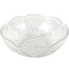 Fruteira Redonda Tigela Bowl Vidro Transparente 2,5L 23,5cm - Genérico