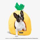 Fun Bed Pineapple - Large - Cama Pet - modelo toca (abacaxi/amarelo)